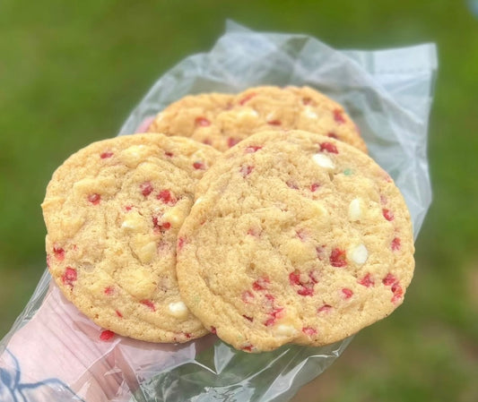 Raspberry Cheesecake Cookies